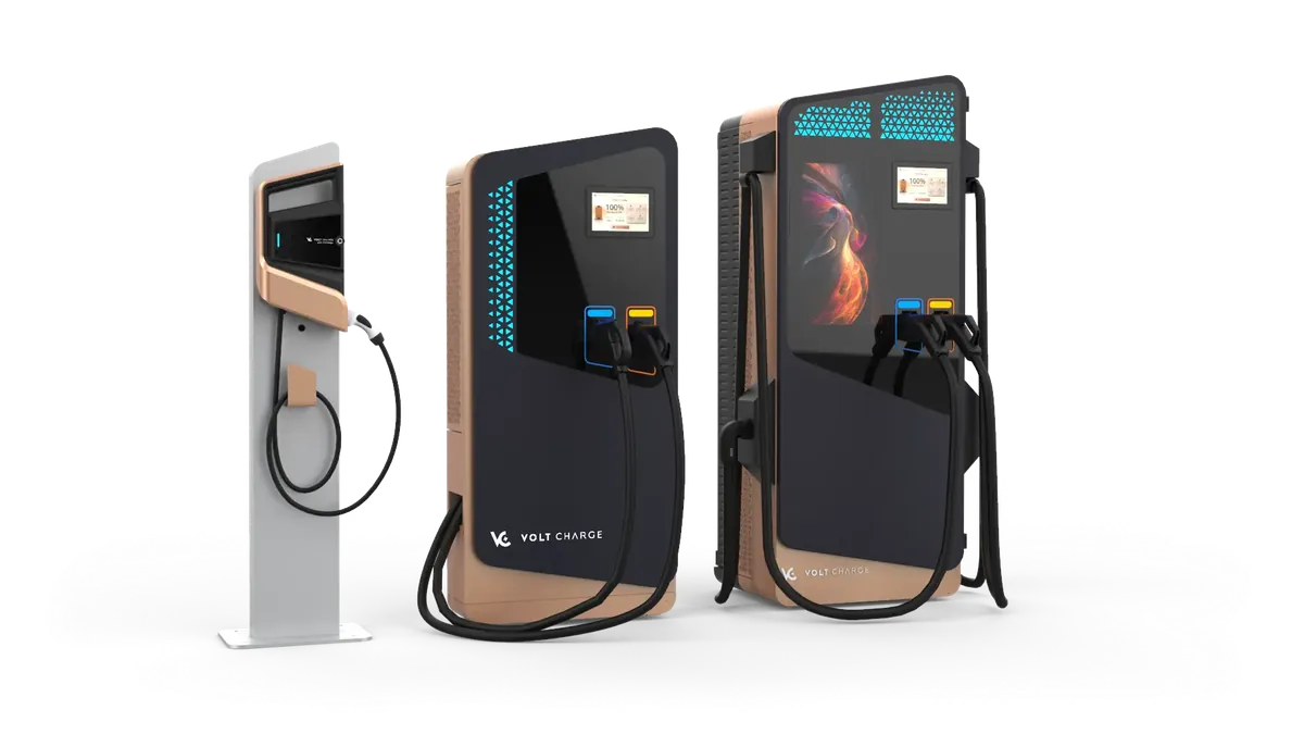 VOLT Charge AC and DC EV charger range