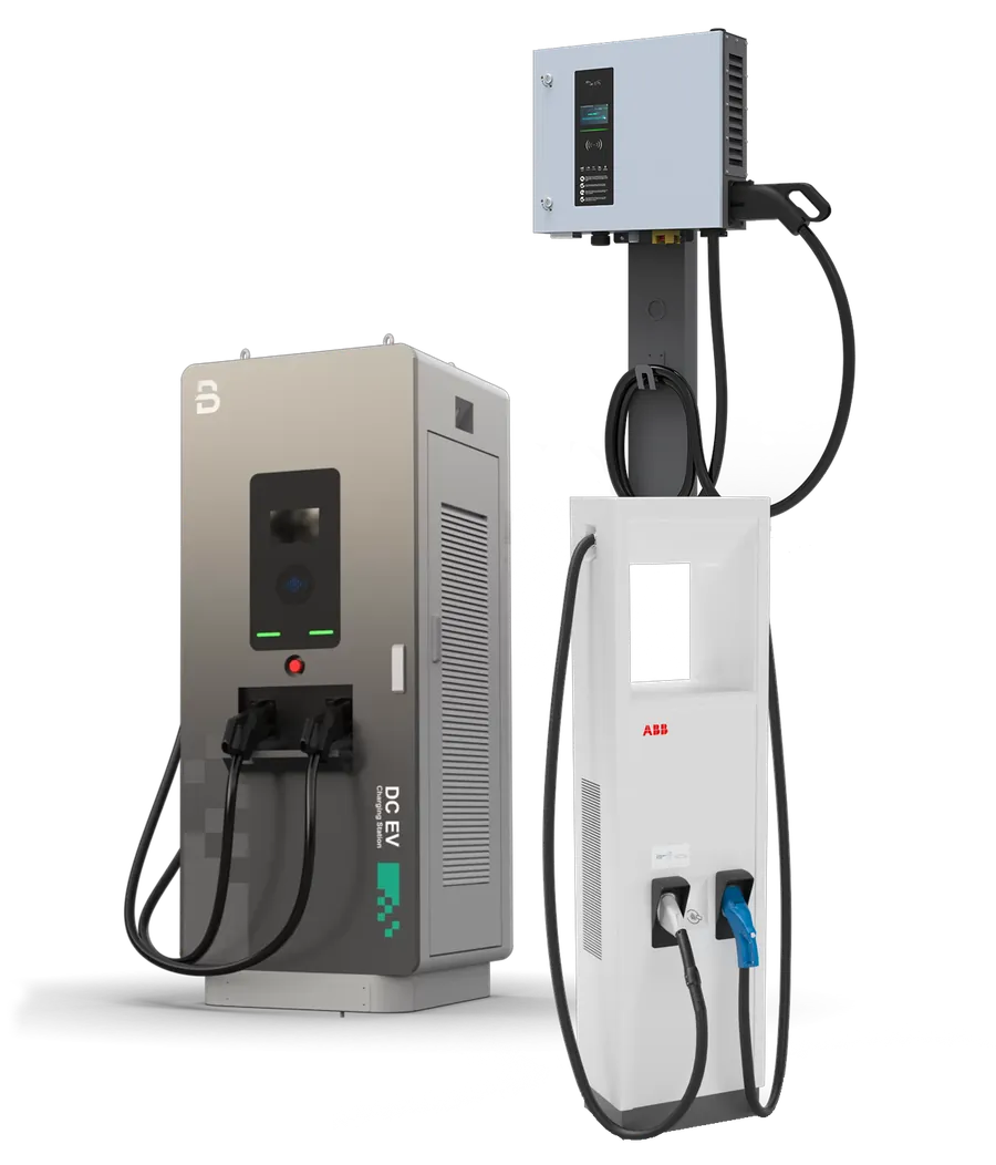 Various EV chargers that can connect to the VOLT Charge network